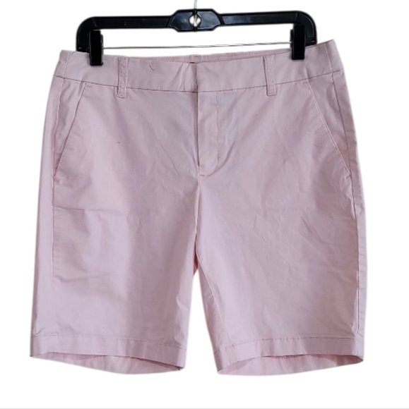 J. Crew Women Pink Chino Shorts Size 8 - Picture 1 of 8